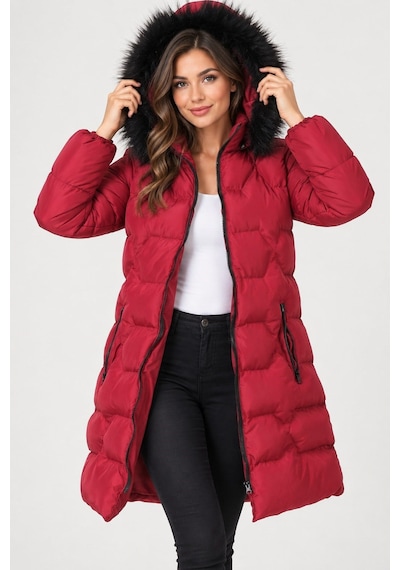 Z9760 Dewberry Bayan Kaban-düz Bordo