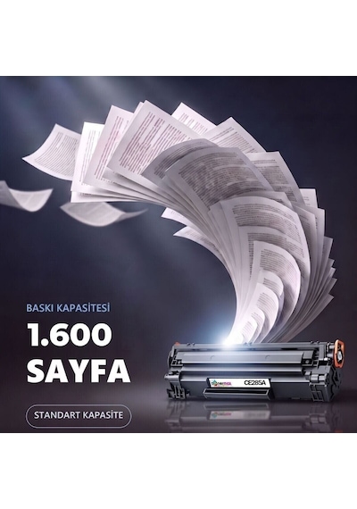 Hp Laserjet Pro M1212nf Muadil Toner Çipli Ce285a 4'lü 1.600 Sayfa