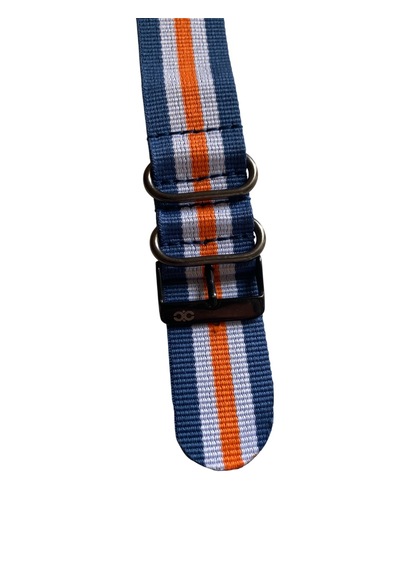 Schulzz Cachrel Casual Renkli Dokuma Kumaş Saat Kordon 24 Mm Çok Renkli
