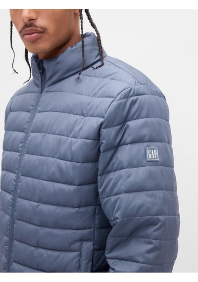 Gap V-frch Logo Ltwt Puffer Jkt Erkek Mavi Mont 790583000