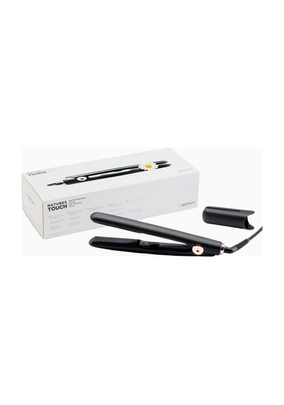Elchım Natures Touch Flat Iron, 11 Kademeli Profesyonel Düzleştirici Siyah