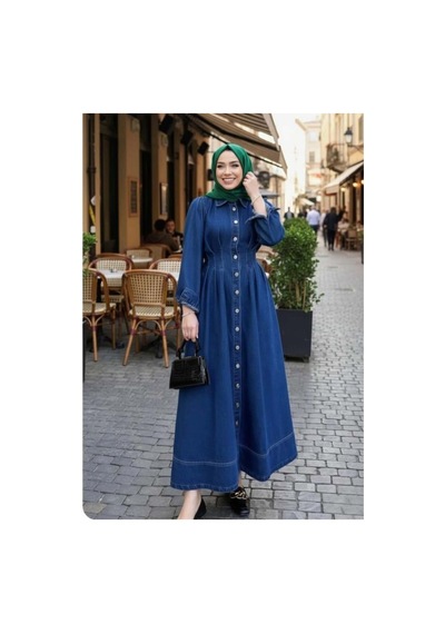 Hb Harma Time Butik Kadın Beli Büzgülü Düğmeli Koyu Kot Mavi Elbise Koyu Mavi Koyu Mavi Hb Harma Time Butik Kadın Beli Büzgülü Düğmeli Koyu Kot Mavi Elbise Koyu Mavi Koyu Mavi