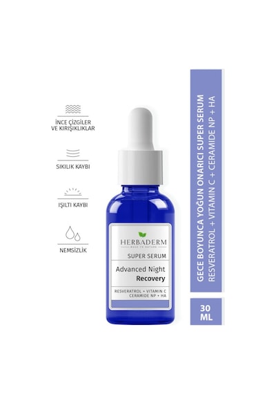 Herbaderm Süper Serum Sıkılaştırıcı Aydınlatıcı Onarıcı Gece Serumu 30Ml Herbaderm Süper Serum Sıkılaştırıcı Aydınlatıcı Onarıcı Gece Serumu 30Ml