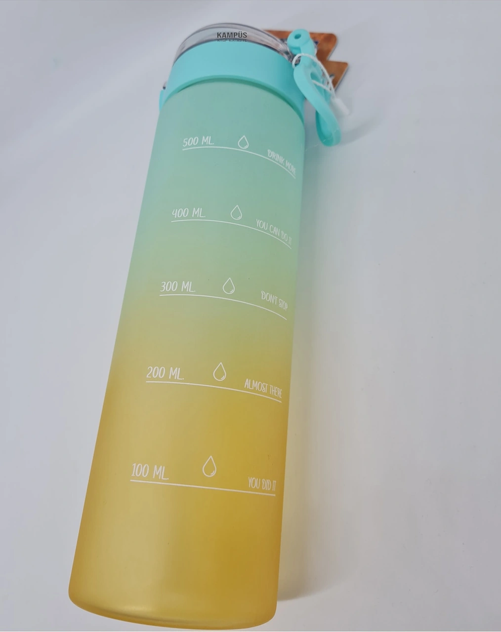Cool-j Spring Sporcu 630cc Mavi-sarı Çift Renk Tritan Matara Sarı - Mavi