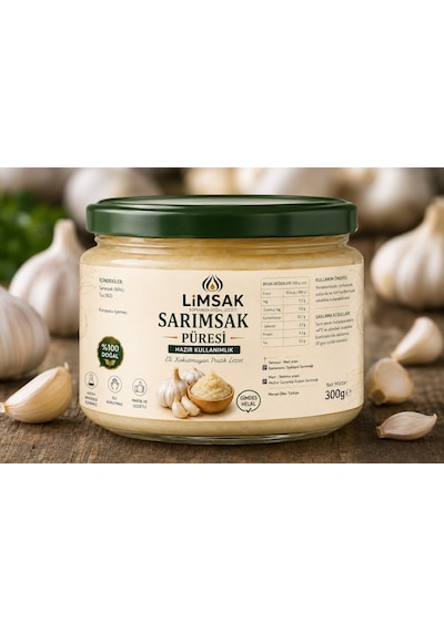 Limsak Katkısız Sarımsak Püresi 300 G