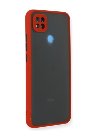 Xiaomi Redmi 9c Uyumlu Kılıf Montreal Silikon Kapak - Kırmızı