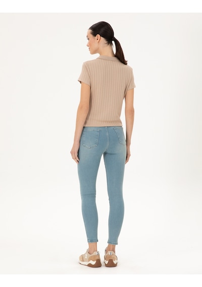 Pierre Cardin Kadın Açık Mavi Pantolon Jean 50284083-vr003 Açık Mavi