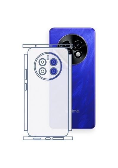 Realme P1 5g Uyumlu Fullbody Arka Kaplama Hidrojel Koruyucu Film