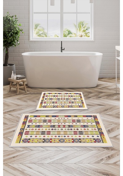Alanur Trend Kaymaz Taban Dijital Banyo Takımı Kt474 Renkli