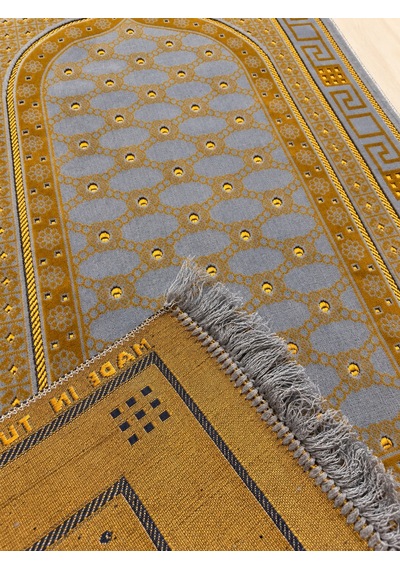 Kadife Seccade - 70x110 Cm - Yumuşak Ve Konforlu Gri