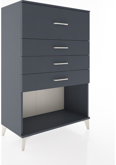 Hyperion Dolap 4 Çekmeceli 88x44x134 Antrasit-antrasit Antrasit Hyperion Dolap 4 Çekmeceli 88x44x134 Antrasit-antrasit Antrasit