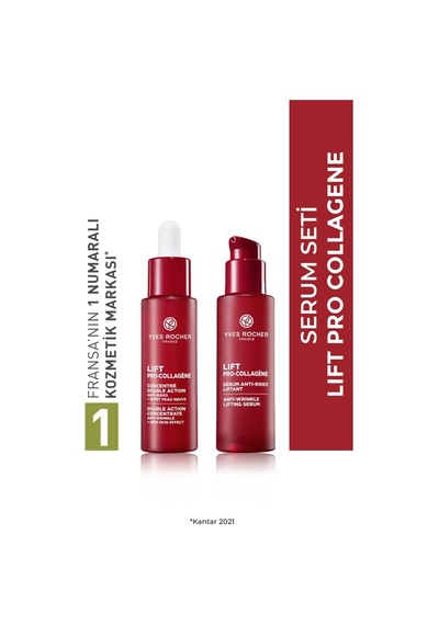 Yves Rocher Serum Seti- Dolgunlaştırıcı Serum 30 Ml & Sıkılaştırıcı Bakuchiol Bitkisel Retinol Serum 30 Ml