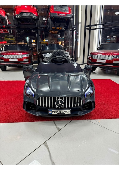 Oyuncak Sepetim Mercedes Gtr 12 Volt Akülü Araba Antrasit