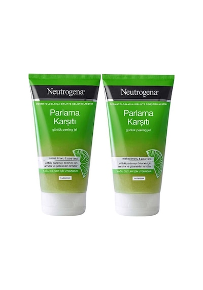 Neutrogene Parlama Karşıtı Yağsız Peeling Jel 2 x 150 ML