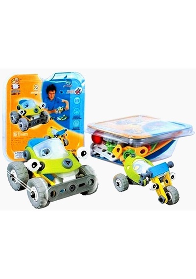 Build Play 51 Parça 2 Model Yapılabilen Esnek Oyun