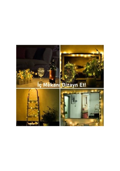 5 Metre Peri Led Gün Işığı Pilli Günışığı