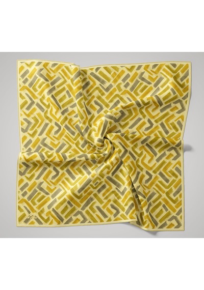 Silk Home Soft Eşarp 73096-27 Butter Yellow, Asit, Fıstık Yeşili, Koyu Yeşil