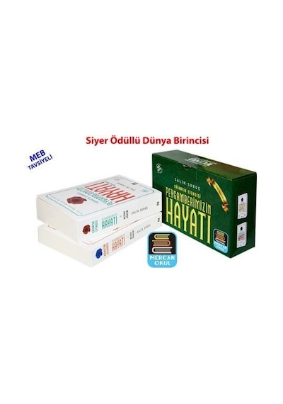 Kainatın Efendisi Peygamberimizin Hayatı Mekke Dönemi ve Medine Dönemi Seti - 2 Kitap Takım - Kutulu - Salih Suruç - Mercan Okul