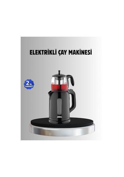 Sinbo Stm 5840 Elektrikli Çay Makinesi 1800w Cam Demlik Ve Sıcak Tutma Özellikli