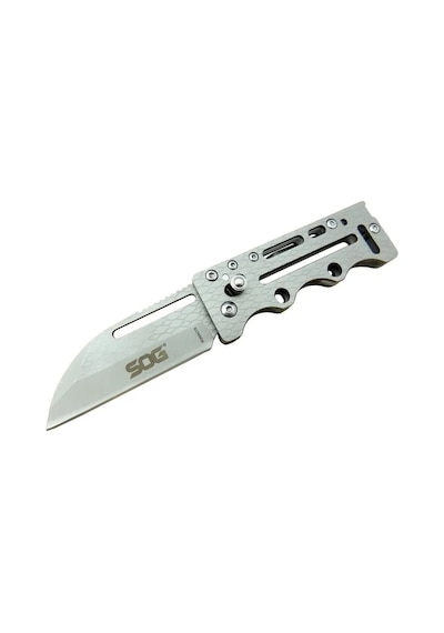 Sog Ac78 Gri Yaprak Kamp Çakı 14,5 Cm - Metal Sap, Kılıflı Sarı