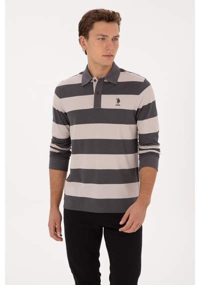 U.s. Polo Assn. Erkek Gri Sweatshirt 50316467-vr024 Grı
