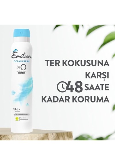 Ocean Fresh Kadın Alüminyumsuz Vegan Deodorant 6x200 Ml