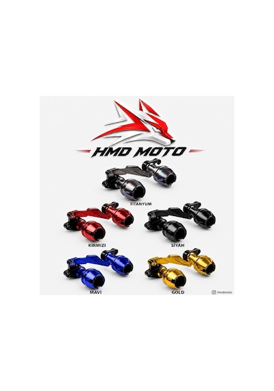 Hmdmoto Honda Pcx Tüm Modellere Uyumlu Egzoz Takoz - Altın