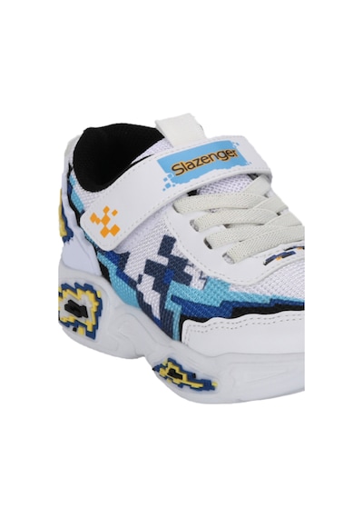 Slazenger Nınja Unisex Çocuk Beyaz / Lacivert Günlük Spor Ayakkabısı