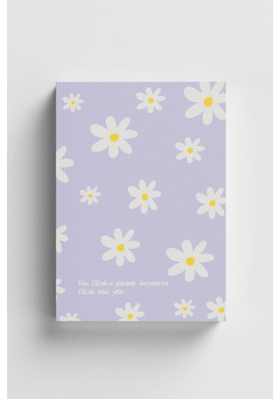 Papatya Serisi - Güvenip Dayananlara Allah Yeter İslami Defter Ayet-hadisli Çok Renkli
