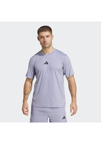 Adidas Jı8216 Power 3s Tee Erkek T-shirt Mor