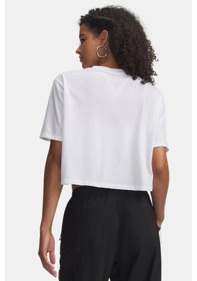 Under Armour Crop Kadın Tişört BEYAZ