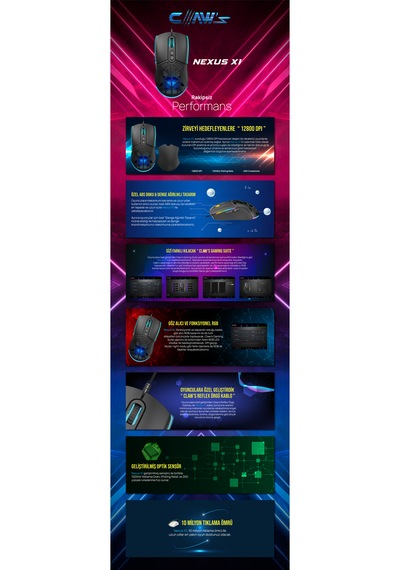 Nexus X1 12800 Dpi Reflex Örgü Kablolu & Değiştirilebilir Kapaklı Gaming Mouse - Beyaz Gm-nexus-s1-w Nexus X1 12800 Dpi Reflex Örgü Kablolu & Değiştirilebilir Kapaklı Gaming Mouse - Beyaz Gm-nexus-s1-w