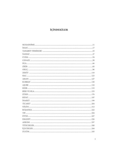 Hadis Deryasından Bir Katre- Mercan Kitap