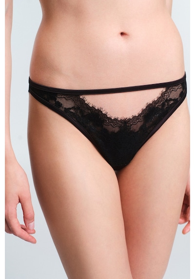 Penti Siyah Lacy Brazilian Külot