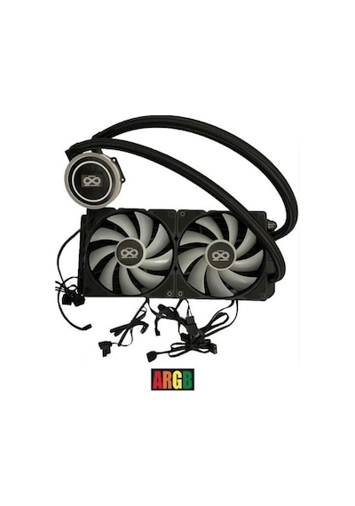 Aztech 240mm Lıquıd Coolıng Az240-1b Argb Sıvı Soğutmalı Am5-1851p İşlemci Fanı