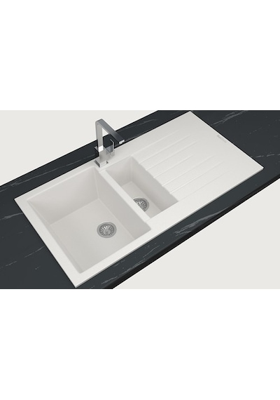 Real Stone Granit Eviye Real Stone P005 Gri