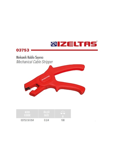 Izeltaş Mekanik Kablo Sıyırcı 0.5-4 Mm - 0375350054