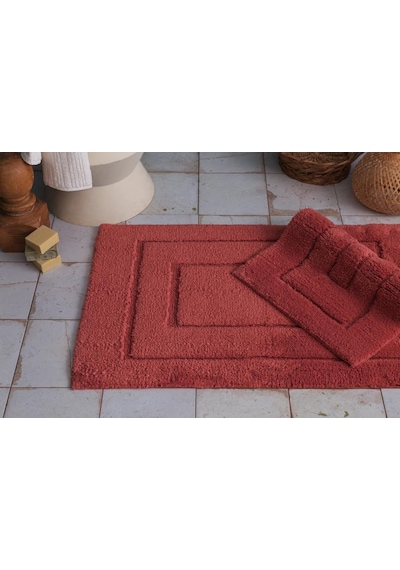 Apricitas 2 Li Banyo Paspası Frame Tarçın Tarçın