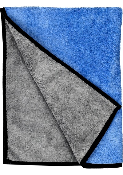 Roro Auto Everest Çift Taraflı Mikrofiber Araç Kurulama Bezi & Oto Yıkama Havlusu  50x70 Mavi