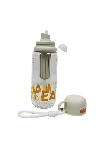 Shotay Cup Cover Su Matarası Tritan Beyaz 800ml Beyaz