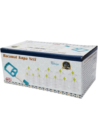 Lunaev Hacamat 6 Parça Hacamat Kupa Masaj Seti