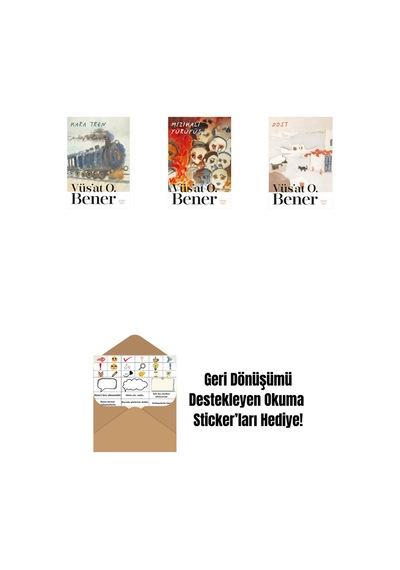 Kara Tren + Mızıkalı Yürüyüş + Dost + Okuma Sticker'ları