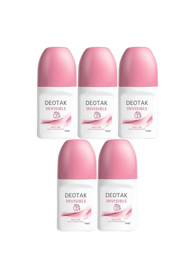 Deotak Invisible Kadın Roll-On Deodorant 5 x 35 ML