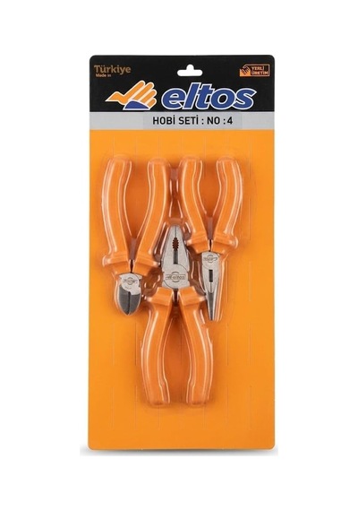 Eltos 3 Parça Profesyonel Hobi Ve Takı Tasarım El Aleti Seti - No: 4 Ehs004