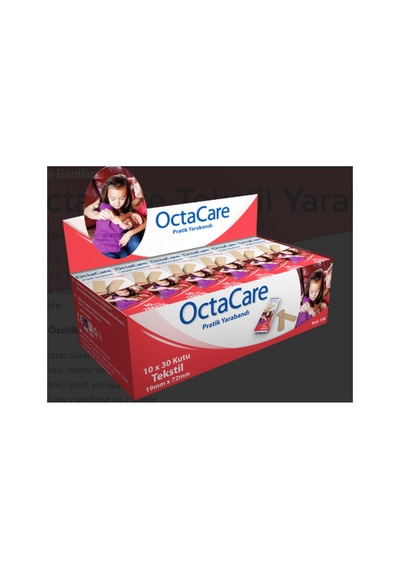 Octacare Tekstil Yarabandı 19 Mm X 72 Mm 10 Adet X 30 Kutu