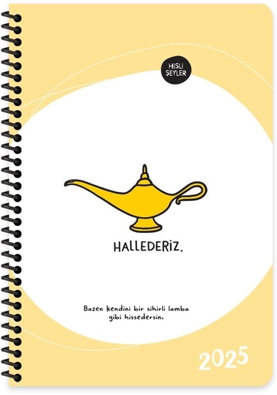 2025-13 19,5 Haftalık Ajanda - Hallederiz Açık Gri