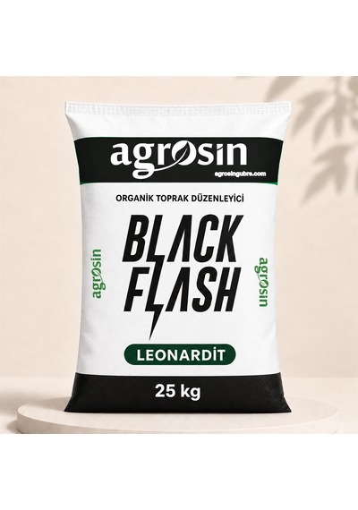 Agrosin Black Flash Leonardit Organik Toprak Düzenleyici Granül 25 kg
