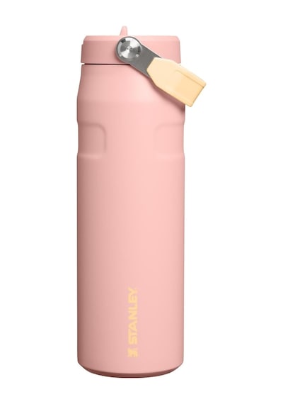 Stanley The Iceflow Bottle Flip Straw Pipetli Termos 2.0 0.7 L - 24 Oz Peach Rose Pembe