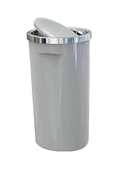 M-e76-07 Çöp Kovası, 35 Litre, Gri 10l Siyah