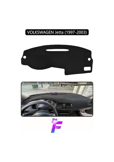 Volkswagen Jetta 1997-2003 Uyumlu Torpido Örtüsü Yansıma Önleyici Koruma Hızlı Montaj K90 Torpido Halısı
